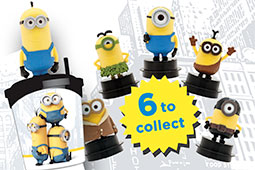 Grab your Minions cup and topper now at any Cineworld cinema while stocks last!