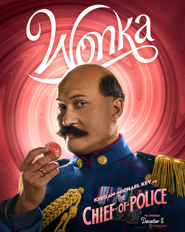 Keegan-Michael Key as Chief of Police in Wonka movie