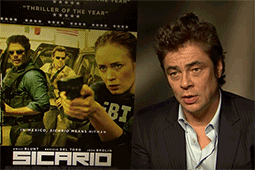Exclusive video interview: Benicio Del Toro talks drugs thriller Sicario and Star Wars