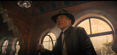 Harrison Ford as Indiana Jones in Indiana Jones and the Dial of Destiny trailer