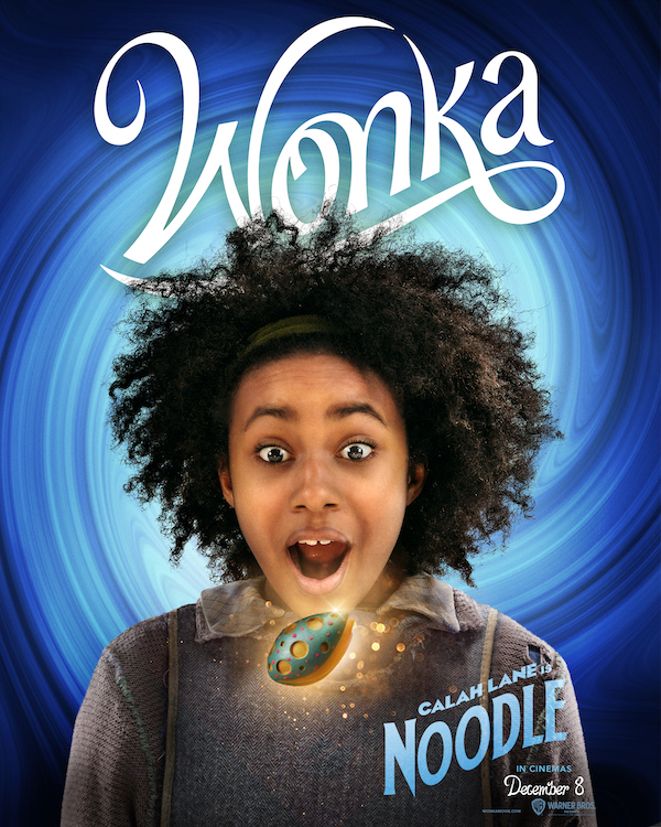 Calah Lane as Noodle in Wonka movie