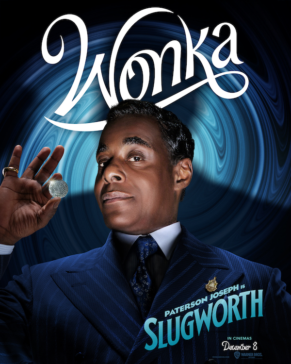 Paterson Joseph as Slugworth in Wonka movie