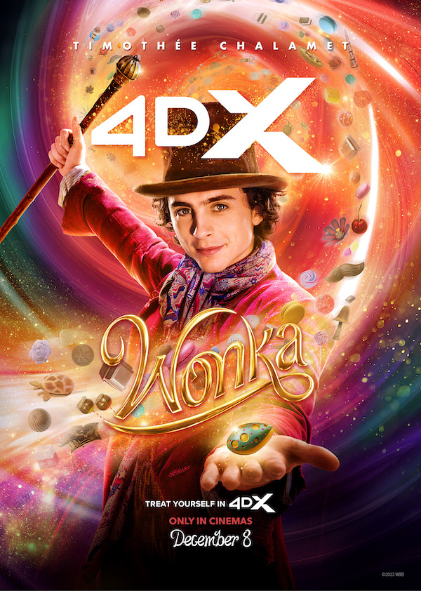 Wonka Cineworld 4DX poster