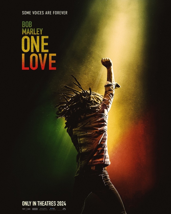 Bob Marley: One Love movie poster Kingsley Ben-Adir