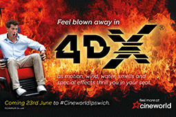 4DX at Cineworld Ipswich is now open – and the first verdicts are in!