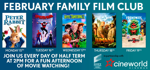 Join Sony’s 'February Family Film Club’ this half-term