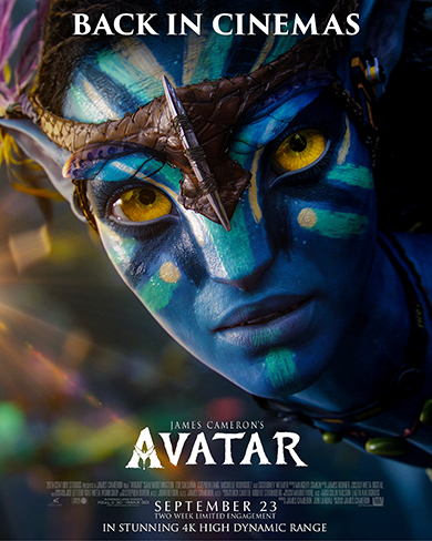 Avatar 4K cinema re-release poster