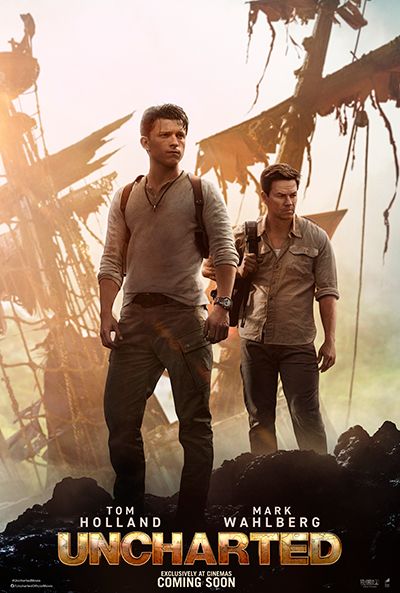 Uncharted movie poster Tom Holland