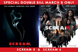 Don't miss our Scream double bill at Cineworld on March 8th