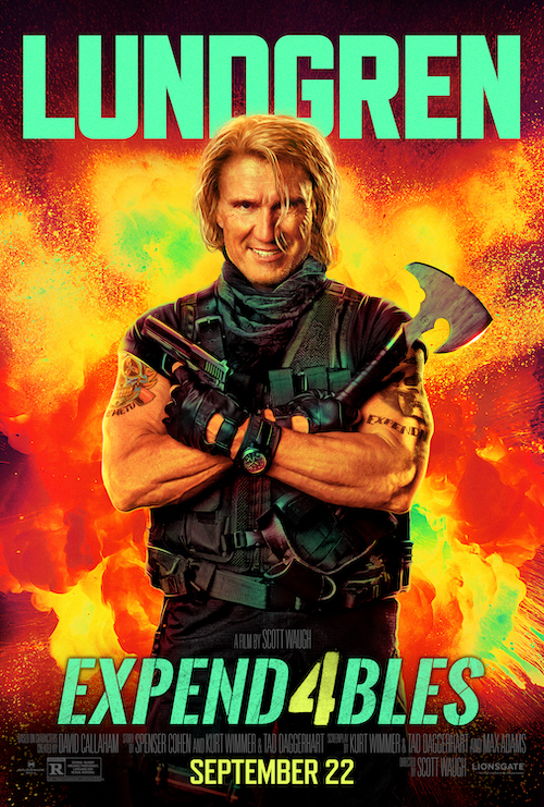 The Expendables 4 movie poster Dolph Lundgren