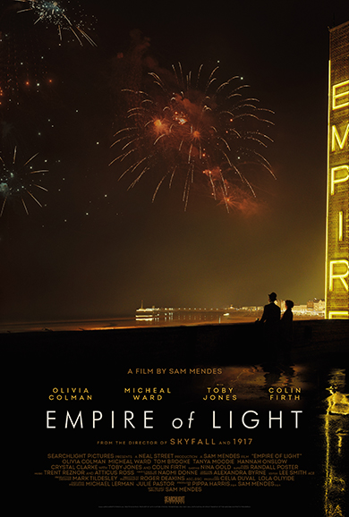 Empire of Light Sam Mendes movie poster