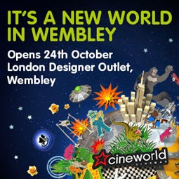 Cineworld opens new cinemas in Wembley and Gloucester Quays