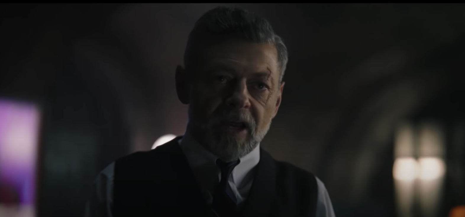 Andy Serkis Alfred The Batman trailer