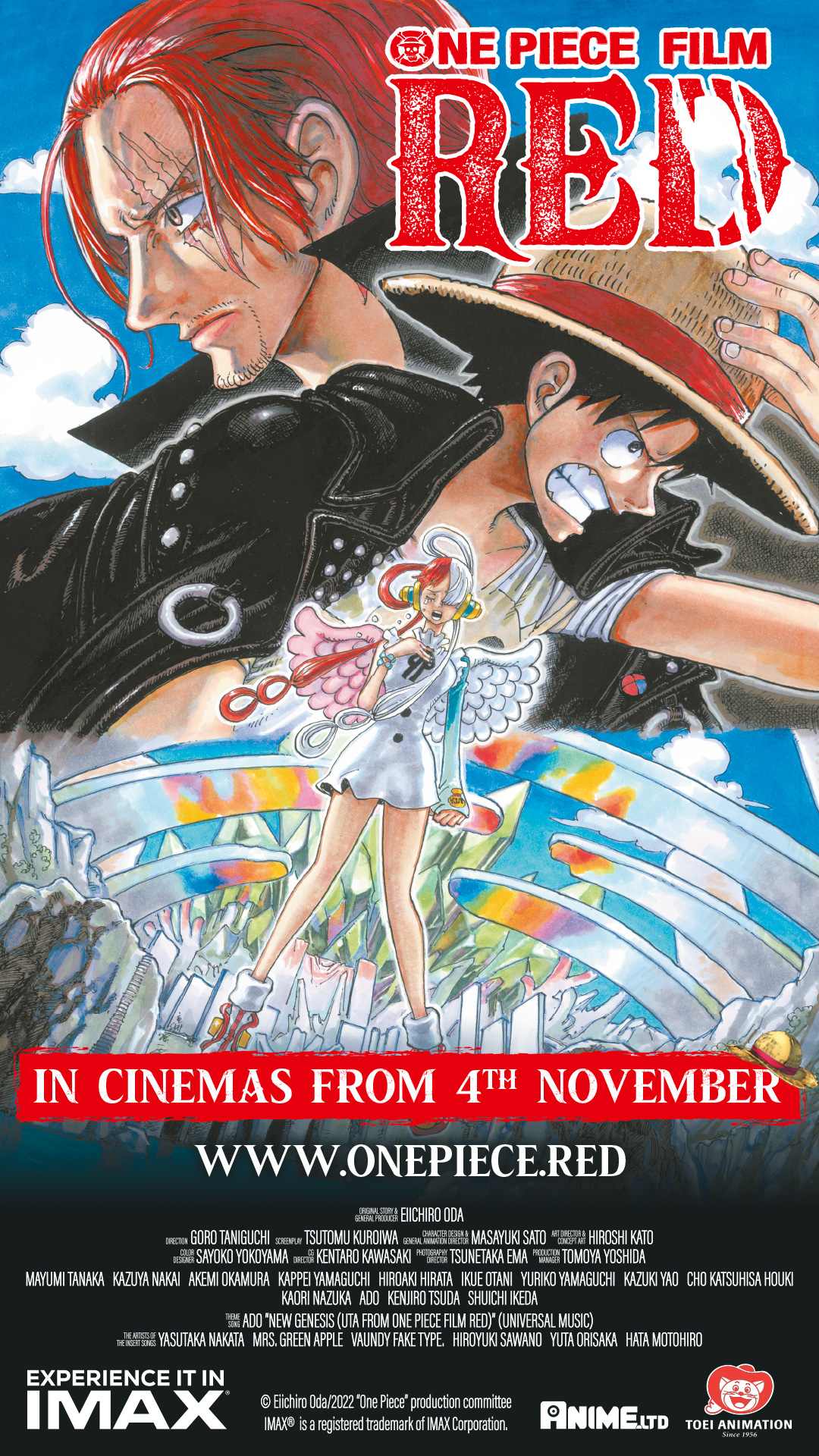 One Piece Film: Red showing in IMAX at Cineworld
