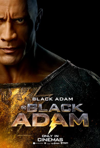 Black Adam Dwayne Johnson movie poster