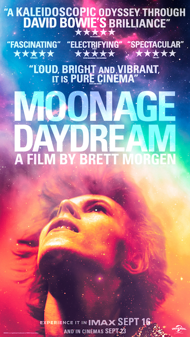 Moonage Daydream David Bowie movie poster