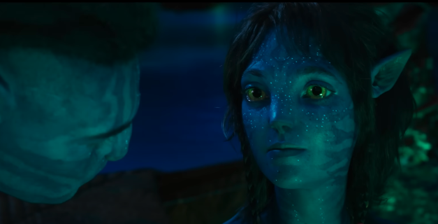Sigourney Weaver as Kiri in Avatar: The Way of Water trailer