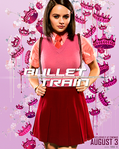 Joey King Bullet Train movie poster