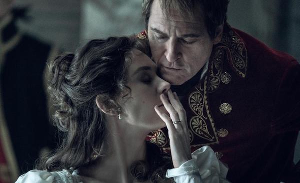 Joaquin Phoenix as Napoleon Bonaparte and Vanessa Kirby as Empress Josephine in Napoleon
