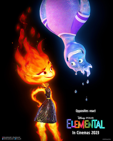 Elemental Disney-Pixar movie poster