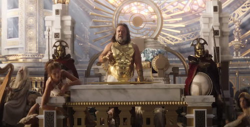 Russell Crowe as Hercules in Thor: Love and Thunder trailer