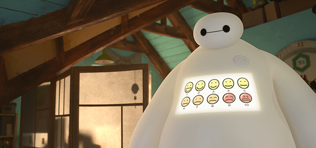 Inflatable robot Baymax features in funny clip from Disney's Big Hero 6