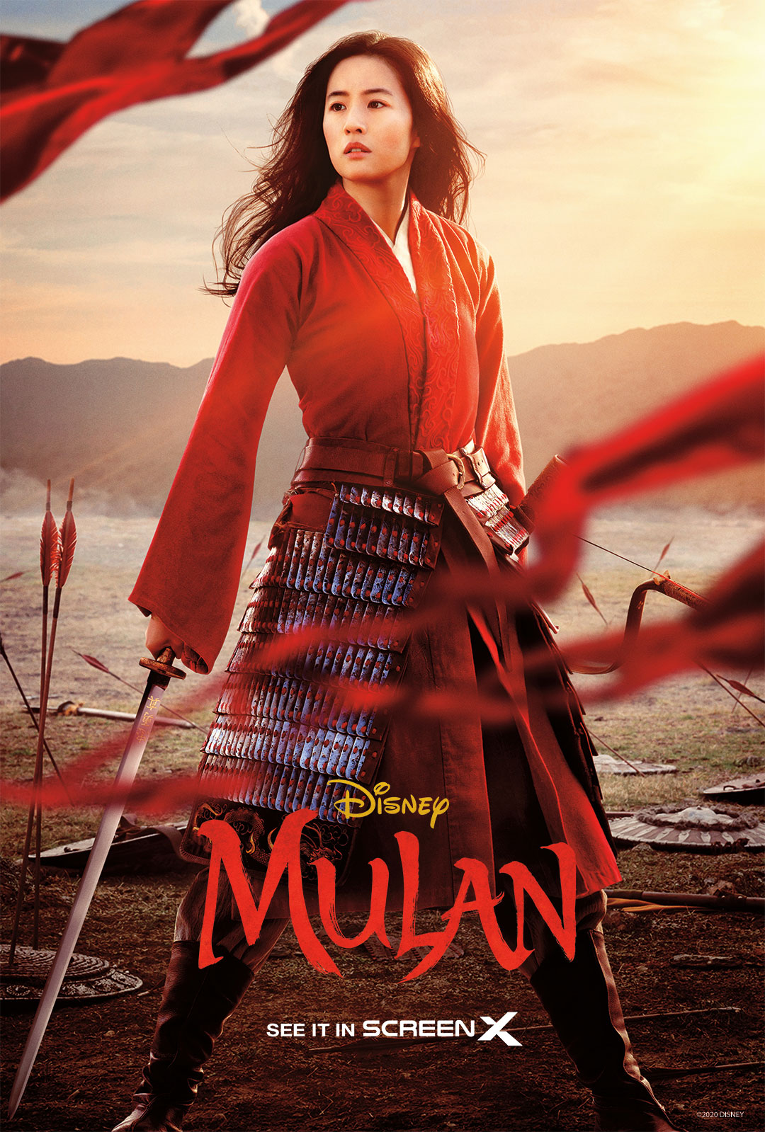 Mulan ScreenX movie poster