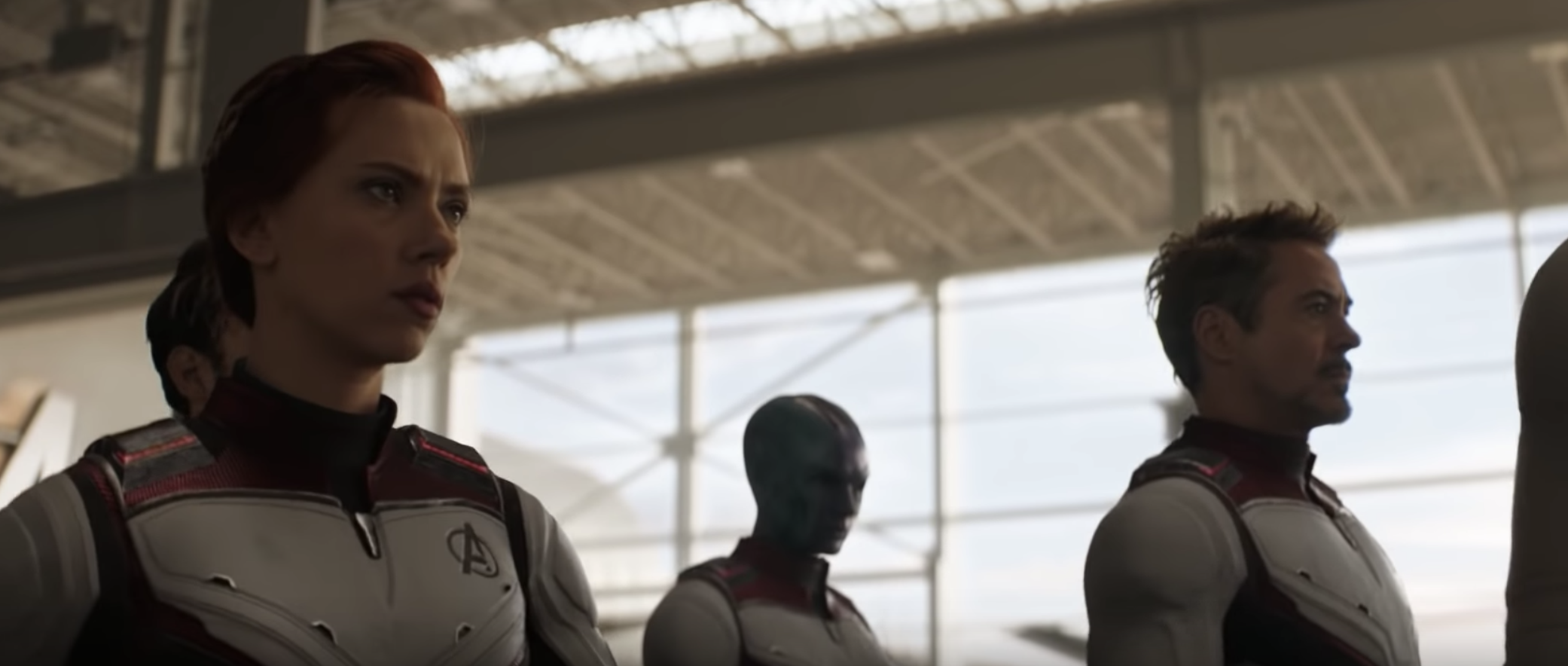 Robert Downey Jr. as Tony Stark wears new Avengers suit in Avengers: Endgame trailer