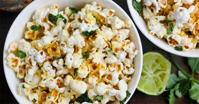 Lime and Coriander popcorn recipe