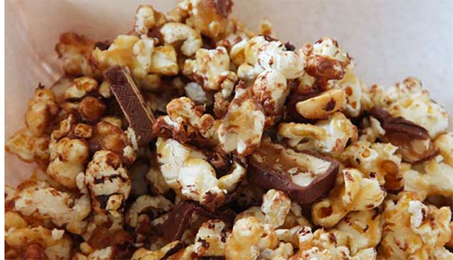 Snickers popcorn recipe