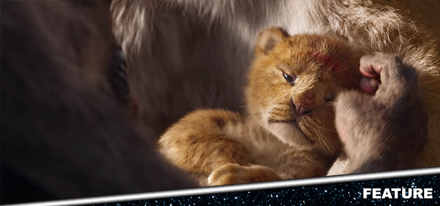 Simba in the first trailer for Disney's The Lion King remake