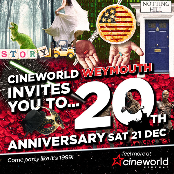 Cineworld Weymouth 20th anniversary