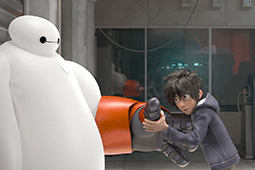 To hold us over 'til the end of January, Disney have released a clip featuring lead character Hiro Hamada and his super-cute inflatable robot pal, Baymax