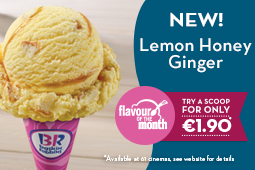 Baskin-Robbins flavour of the month for March is Lemon Honey Ginger