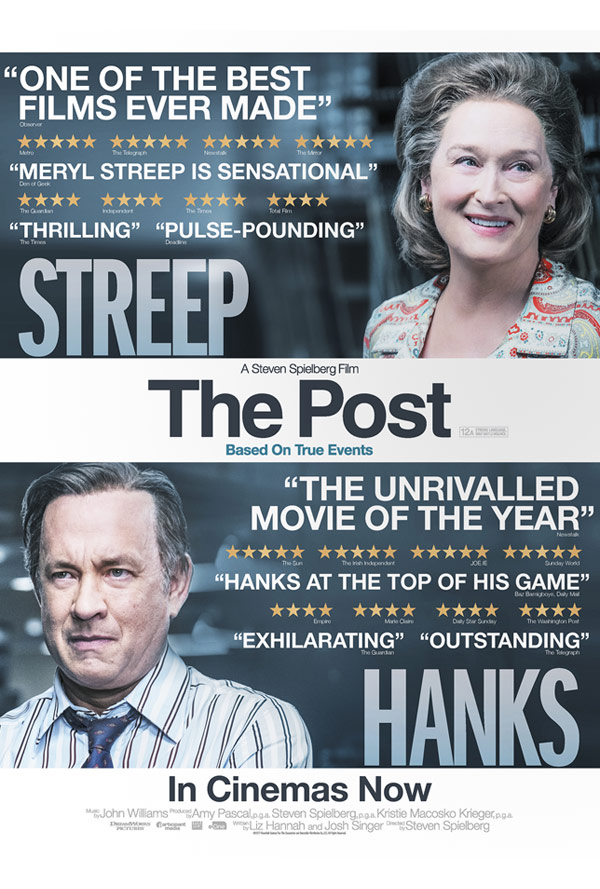 The Post, Amy Robsart Hall, Syderstone, Norfolk, PE31 8SD | A film based on the true story of the Pentagon Papers. | cinema